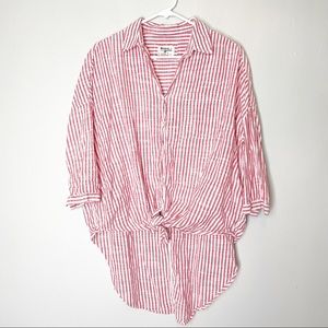 Anthropologie Holding Horses High Low Western High Low Striped Boho XS S